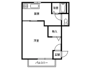 フレグランス地暁【2階】の間取り