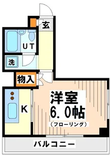 千津井レジデンス【3階】の間取り