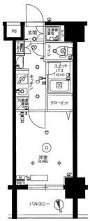 スカイコート蒲田ガーデン【3階】の間取り
