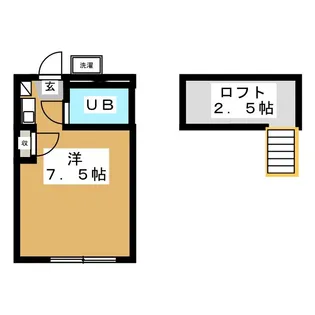 第2コーポ石原【2階】の間取り