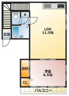 コート春楽【2階】の間取り