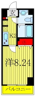 ユリカロゼAZEST川口【3階】の間取り
