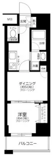日神デュオステージ浅草【7階】の間取り