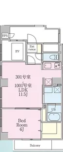 ポラリス【7階】の間取り