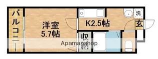 リエス上島A【3階】の間取り