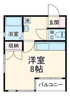 ポインセチア西ヶ崎【3階】の間取り