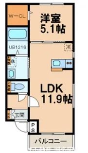 クルンテープ【2階】の間取り
