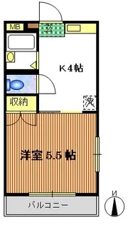 センチュリーハイムB【1階】の間取り