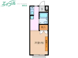 フラットY【1階】の間取り