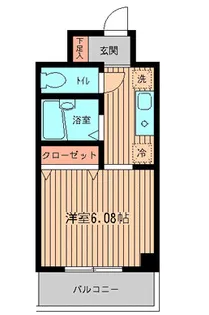 フォレスト向河原【2階】の間取り