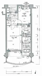 ラ・メルカーサIII【7階】の間取り