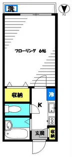ハイムアサヒ【2階】の間取り