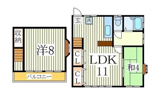 ハイツ長谷川の間取り