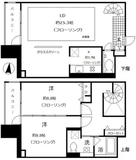 レジディア東桜IIの間取り