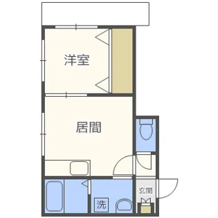 oheyado S4 1st (旧:ハイツアイン)【4階】の間取り