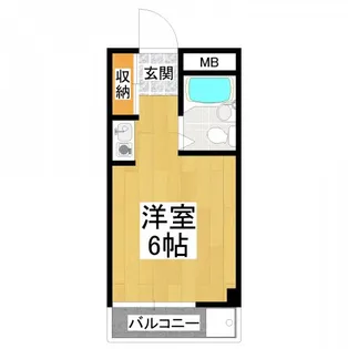レジデンスベル【2階】の間取り