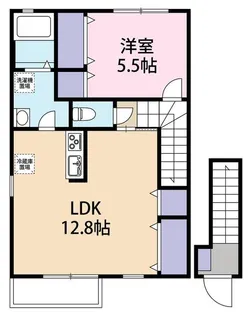 シャレードIII【2階】の間取り