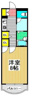 コテージ尾ノ上【1階】の間取り
