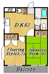 フローラレジデンス【2階】の間取り