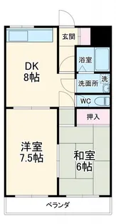 ファミール高畑【2階】の間取り