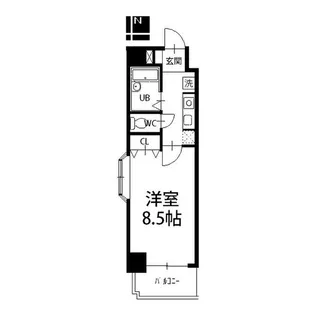 ウェステリア西大須【11階】の間取り