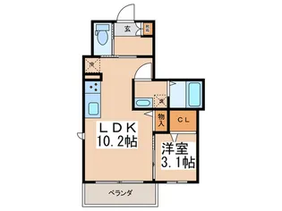 セレーナ【1階】の間取り