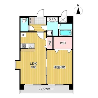 ユニティー・プラスパーII【4階】の間取り