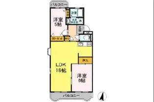 ハビテーションWADAIII【3階】の間取り