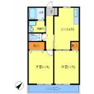 カトレアハウス【1階】の間取り