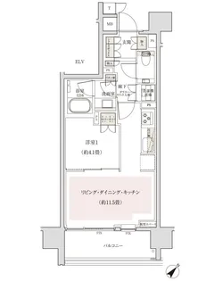 ザ・パークハウス文京千石一丁目【2階】の間取り