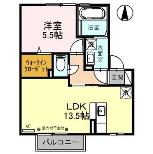 ルーチェ・28 D【2階】の間取り