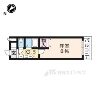 WAVEK2【1階】の間取り