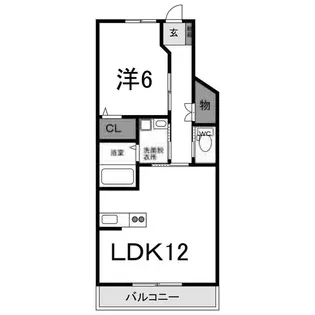 ハーツモーツアルツ【1階】の間取り