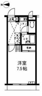 メインシティガーデン アルファ【1階】の間取り