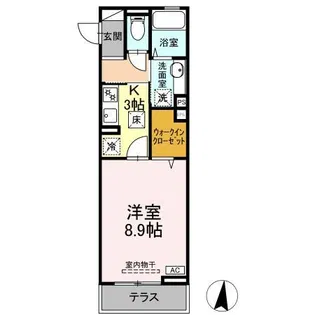 AMABILIS アマビリス【3階】の間取り