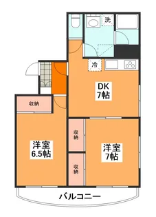 サンシャイン和【1階】の間取り
