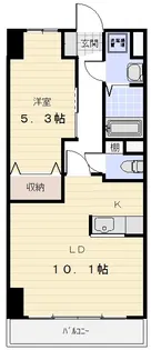 アーバンヒルズ城山1号館【6階】の間取り