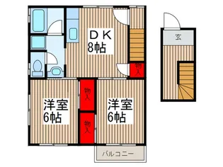 サクラコーポ【2階】の間取り