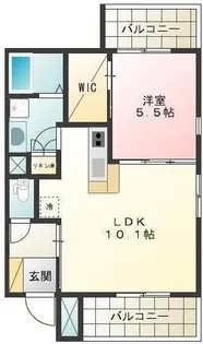 グレースフル【1階】の間取り