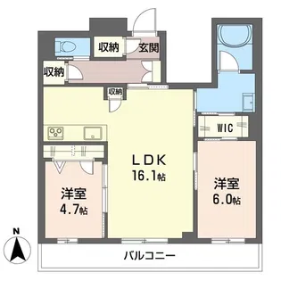 スイートメドウ【3階】の間取り