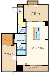 セントリビエ【3階】の間取り