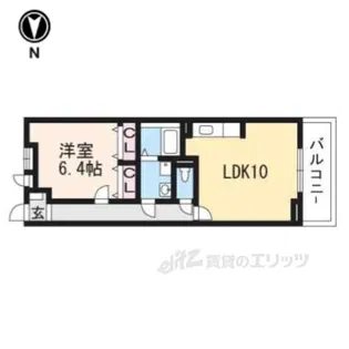メゾン川勝3【1階】の間取り
