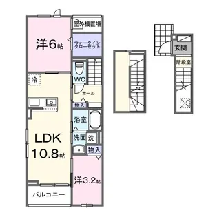 グレイス II B【3階】の間取り