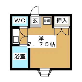 カルゴドール【1階】の間取り