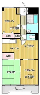 サンハイム中央【3階】の間取り