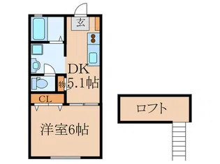エスペランス ハイロ-ド【2階】の間取り