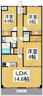 JUN青葉町コート【3階】の間取り