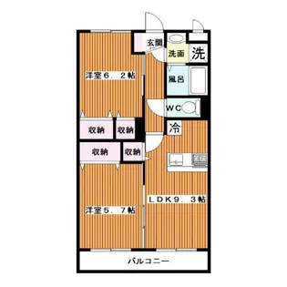 アスリート【2階】の間取り