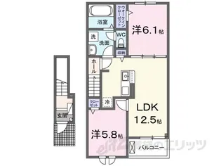 ルミアス【2階】の間取り