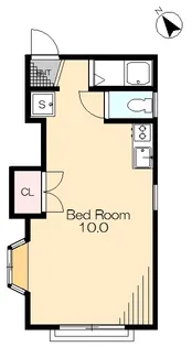 富士ビューハイツ【2階】の間取り